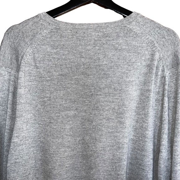 Express Mens Merino‎ Wool Sweater Grey Size XL - Picture 4 of 10